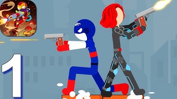 Stick Destruction - Gameplay Walkthrough Part 1 Running Mode Levels 1-23 (Android)