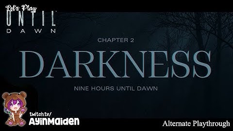 Chapter 2: Darkness | Until Dawn (2024) II