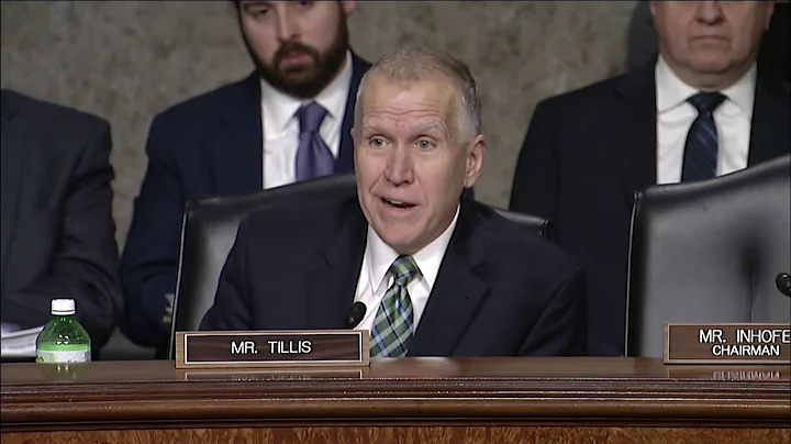 Tillis Urges DoD to Solve Military Housing Problem Quickly