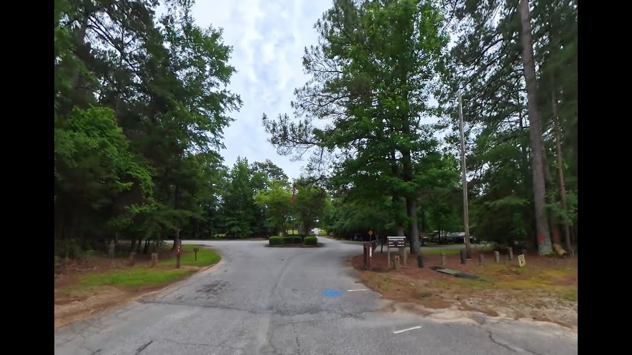 Drive through video of Springfield Campground with site numbers - YouTube