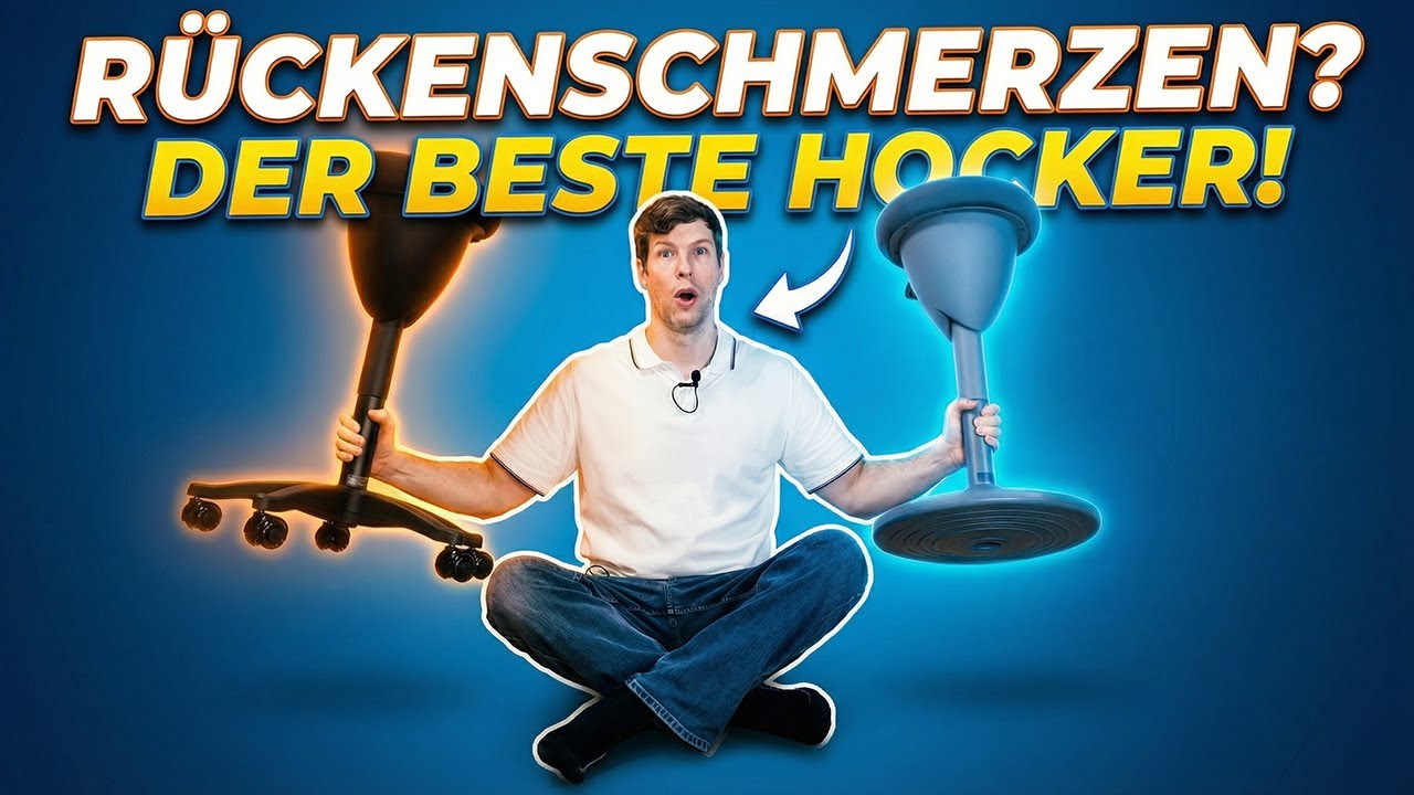 Welcher SteinLife Hocker hilft WIRKLICH gegen Rückenschmerzen im Büro?