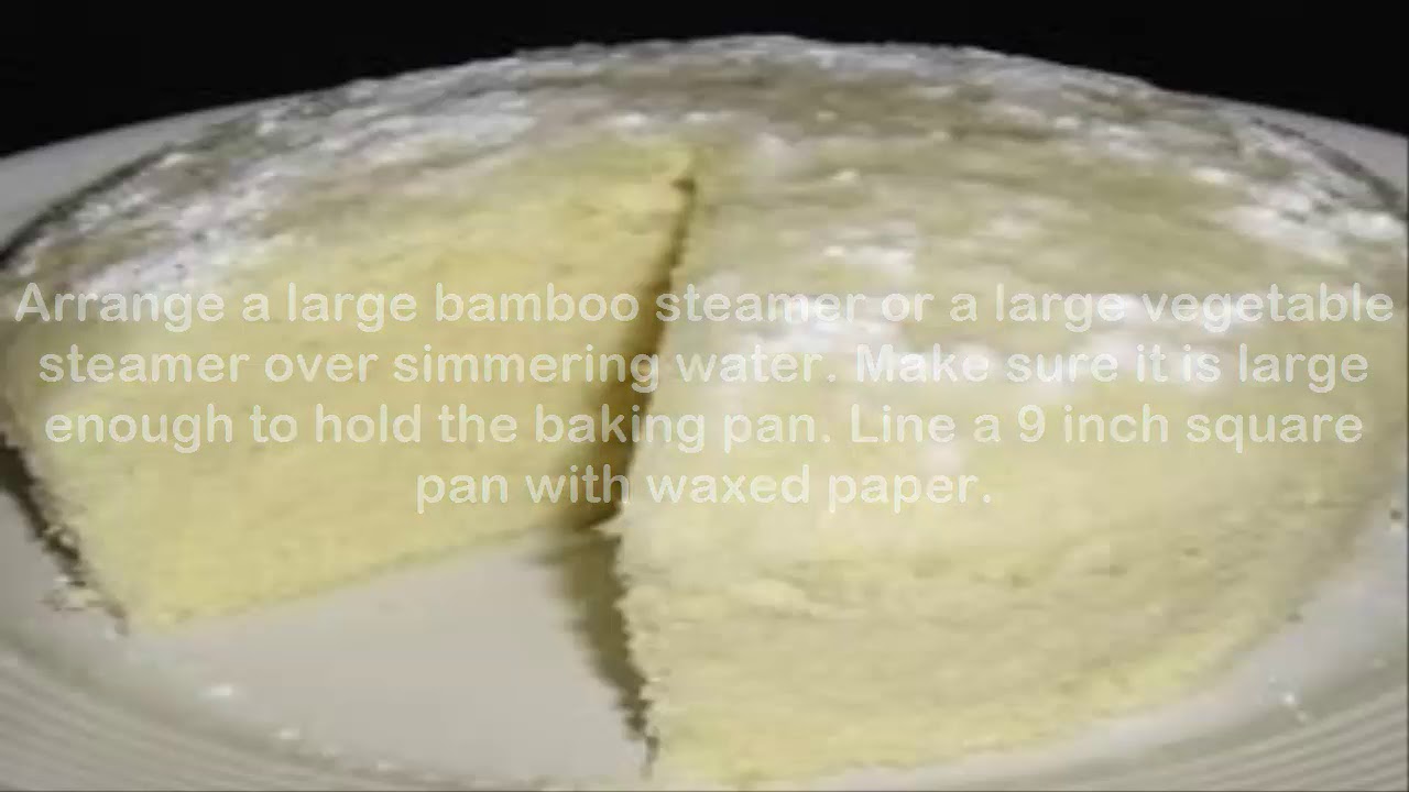 Chinese Steamed Cake YouTube