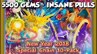 5500 GEM BOOSTER OPENING - POKEMON DUEL 2018 PACK CRAZY PULLS @kaozbender