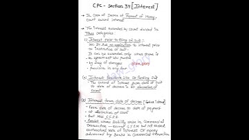 section 34 cpc - provision of Interest #judiciary #judiciaryaspirant #judiciary_aspirants #law