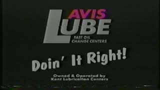 Texas Avis Lube Fast Oil Change Center 1993 Commercial Odessa & Midland TX
