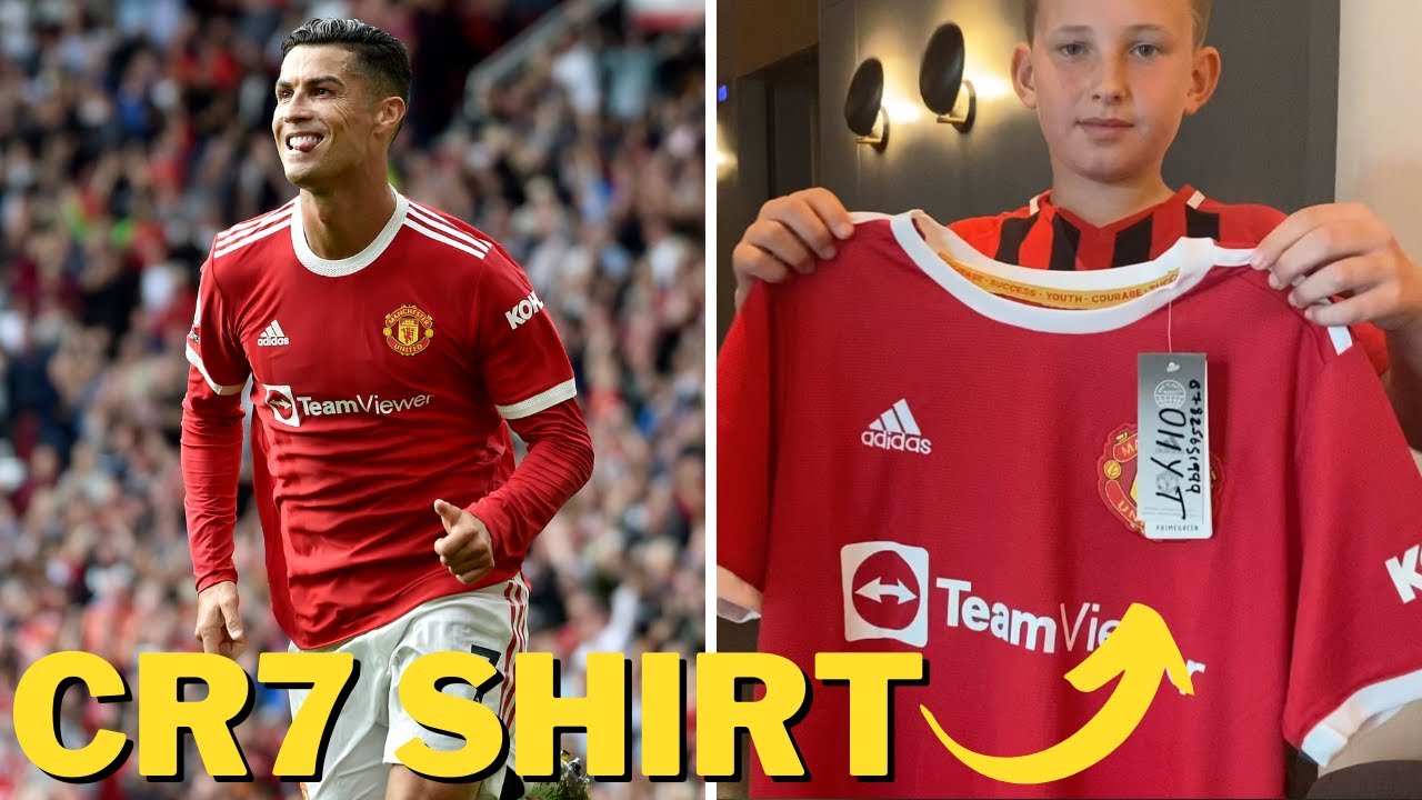 CRISTIANO RONALDO GAVE ME A SIGNED SHIRT 🔥⚽️🐐 