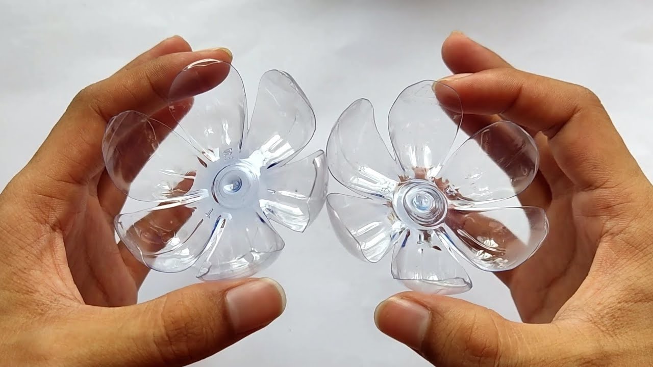 Cara membuat bunga dari botol