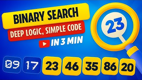 Binary Search Algorithm Explained: Faster Searching for Sorted Data!