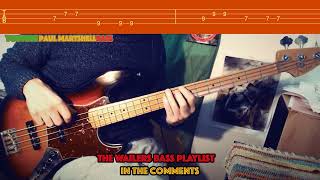 Don't Rock My Boat - Bob Marley & The Wailers  (Bass Cover And Tabs)