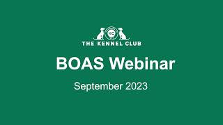 BOAS webinar by The Kennel Club 411 views 6 months ago 1 hour, 24 minutes