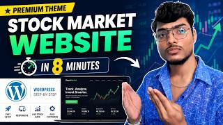WordPress Stock Market Website Tutorial for Beginners (2026) | #wordpresstutorial #digitalmarketing