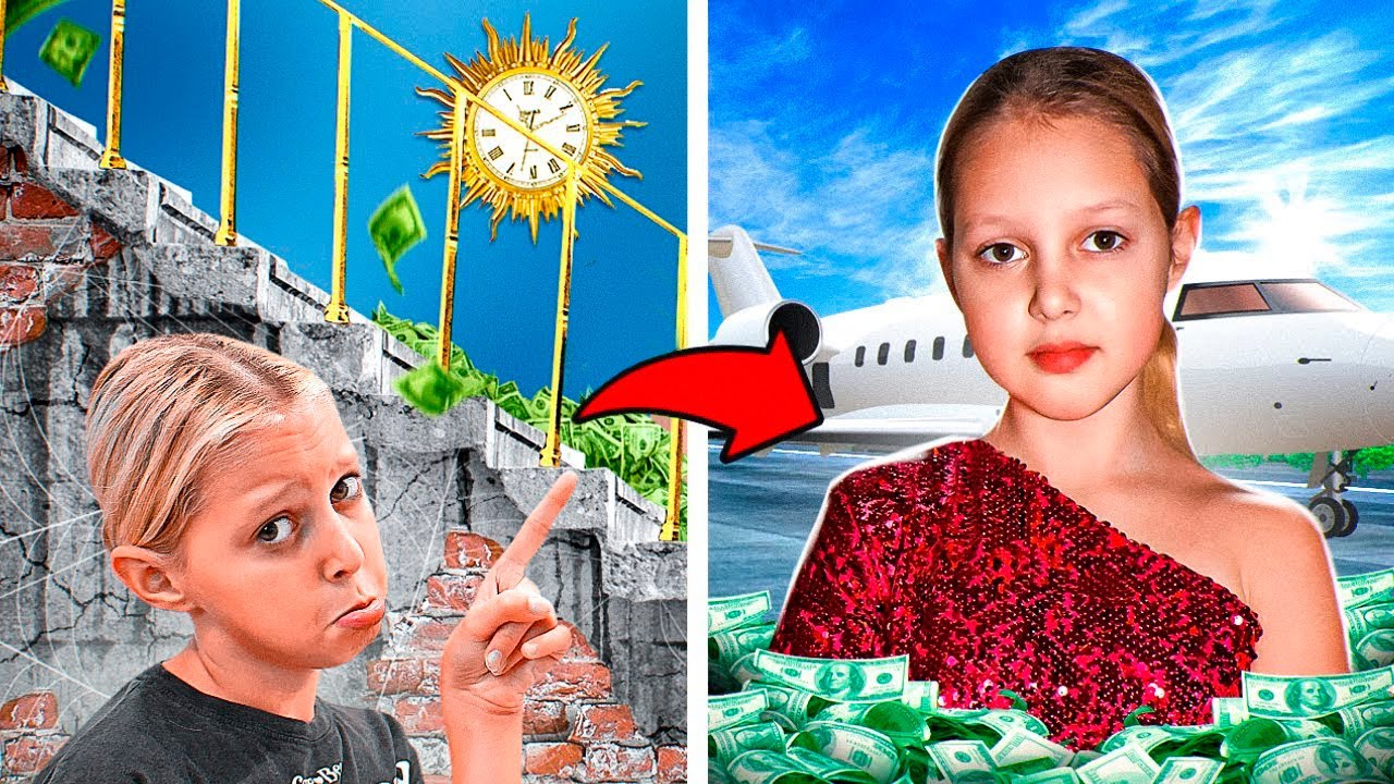 24 часа в Най-малкия Хотел в света! Живот от Бомж до Милиардер | Amelka Karamelka BG Collection