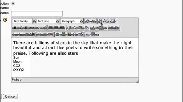 Moodle - HTMl editor Part-1