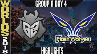 G2 Vs Fw Highlights Worlds 2018 Group A Day 4 G2 Esportseulcs Vs Flash Wolveslms