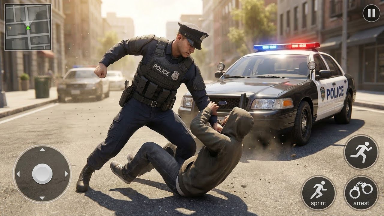 Police Car Chase Cop Simulator Gameplay | Real Police Simulator Game