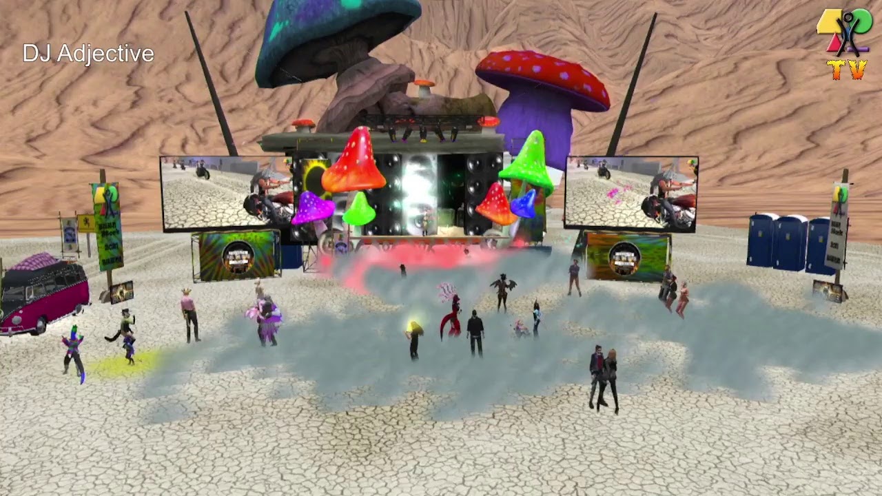 Live Stream from Burn2 - Burnstock - 2021 Second Life