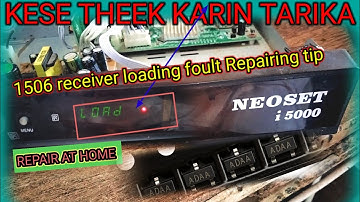how to make sim receiver-i5000 receiver loading foult repair - 1506 hanging problem solved dk elec
