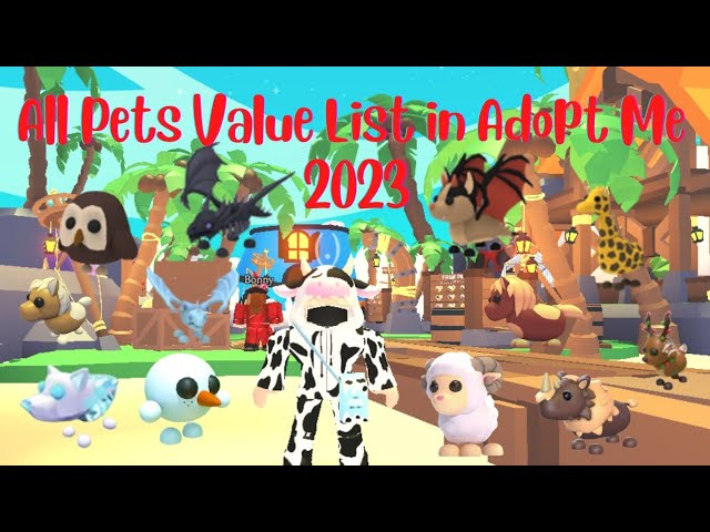 All Pets Value List in Adopt Me (2023) 