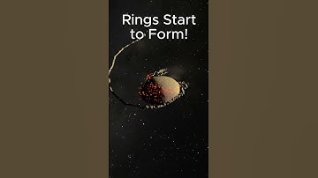 What if The Moon Collided With Titan? 🌑 #spacesim #space #science #universesandbox