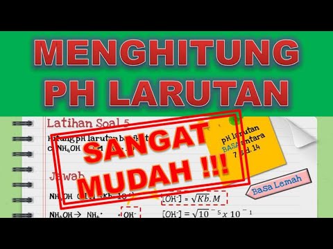 Menghitung pH Larutan Asam Basa