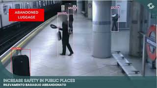 Abandoned luggage detection with AI
