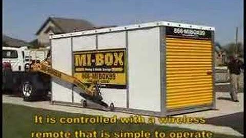 MI BOX Portable Storage Container Delivery MIBOX