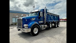 FOR SALE - 2020 Peterbilt 567 TriAxle Dump truck - X15 500V / 18 Speed Auto - LOW MILEAGE