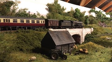 Black Fives and WDs - Yorkshire Dales Model Railway - OO Gauge Loft Layout