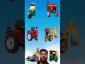 Tractor Power vs Sports Car Speed 🔥#cartoon #shorts