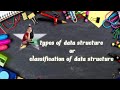 classification\types of data structure||DS UNIT-1|| in telugu|| jntuh r18|| @BtechMinds