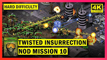 C&C TWISTED INSURRECTION - NOD MISSION 10 CHAMELEON BETRAYAL - HARD DIFFICULTY - 4K