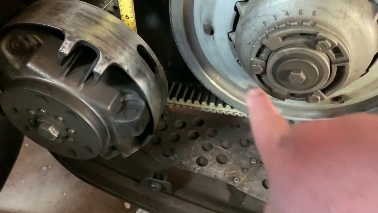 2003 Skidoo Rev chassis belt replacement and adjustment YouTube