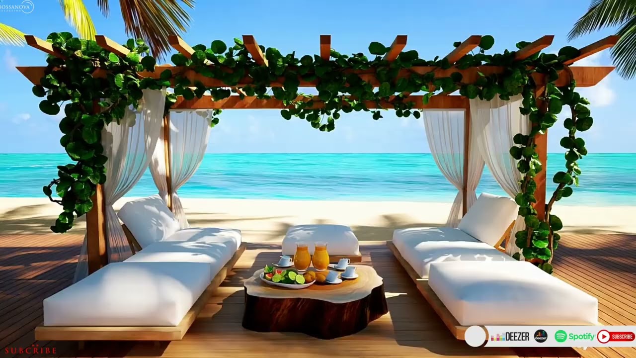 Golden Morning Bossa – Light Jazz & Nature Sounds in a Cozy Café