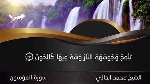 ما تيسر من سورة المؤمنون للقارئ الشيخ محمد الدالي | 2020