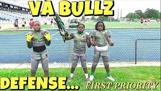 (8U🏈) VA BULLS (VA) VS DARK HORSES (NC) (SMOKE SH*T) #beats #motion #8u #dmv #defence #757 #smoke