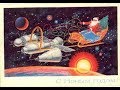 Старые новогодние открытки СССР — КОСМОС, Дед Мороз, Советские Космические Корабли