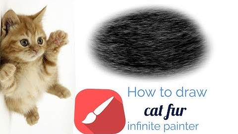 How to draw realistic fur | Infinite painter tutorial