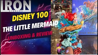 Disney 100 The Little Mermaid 1/10th Scale Deluxe Art Statue By: Iron Studios! Unboxing & Review!