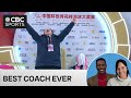 Japan's Shun Sato wins the men's event at Cup of China, but his coach wins for best reaction