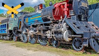 Steam locomotive park (Museum) in Finland. Part 1.