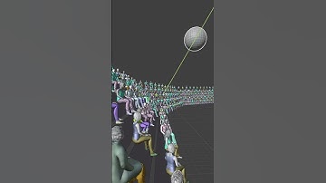 Blender VFX Crowd Scene | Stadium Fans Animation using iCrowds Add-on #3d
