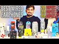 BEST WIRED EARPHONES UNDER 299, 399, 499 & 549 RUPEES ⚡ BEST EARPHONES UNDER 500 RUPEES ⚡