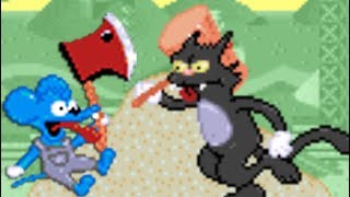 Itchy & Scratchy (SNES) All Bosses (No Damage)