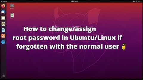 How to change/assign root password in Ubuntu/Linux if forgotten with the normal user ✌