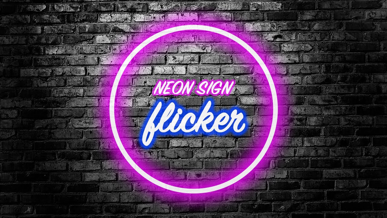 Neon Sign Flicker Sound Effect (HD) YouTube