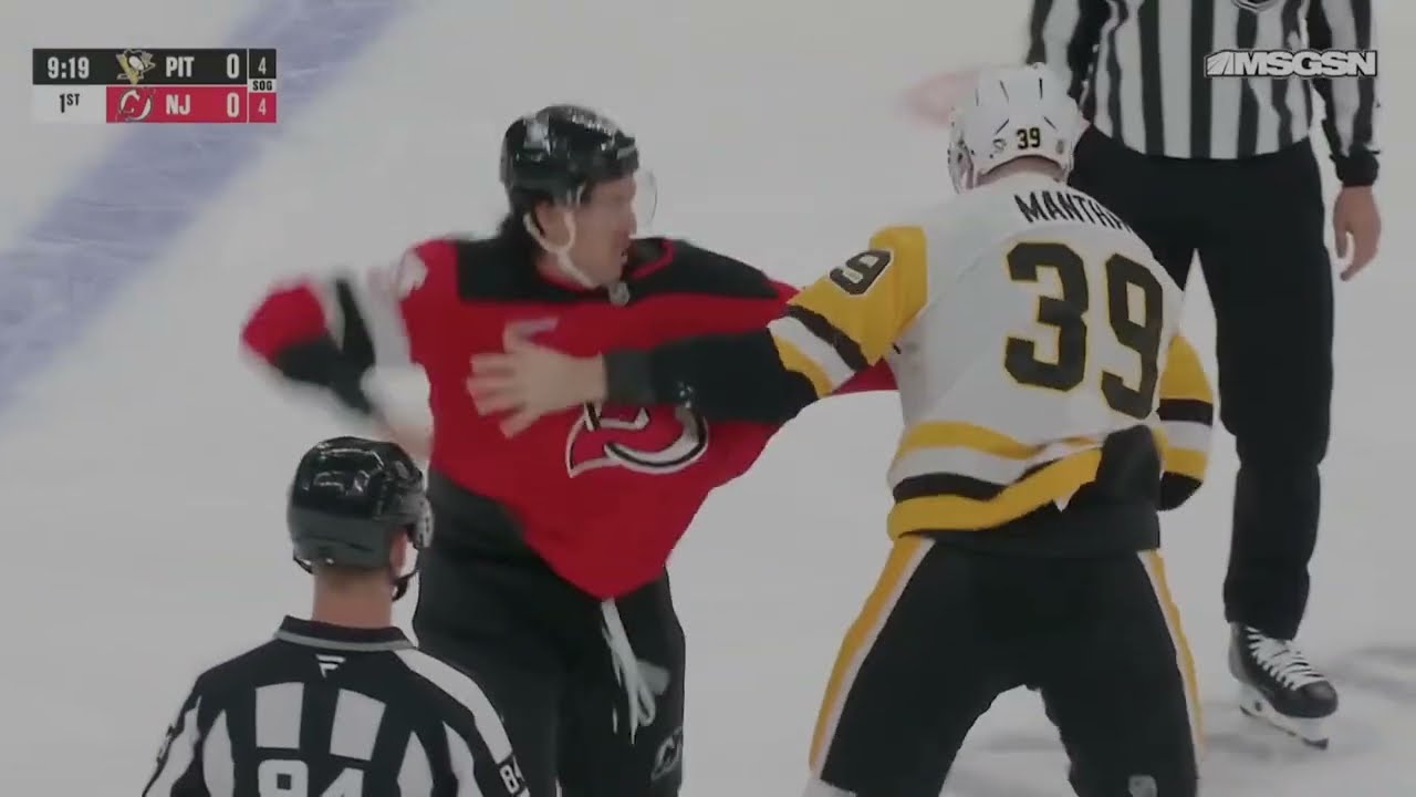 Brenden Dillon vs Anthony Mantha