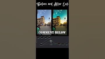 The Power of Color Grading in 10 Seconds 😱 #Shorts #filmlook #premierepro #davinciresolve #editing