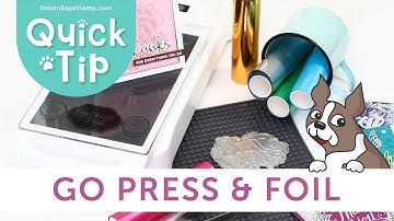 How to Use the Go Press & Foil Machine
