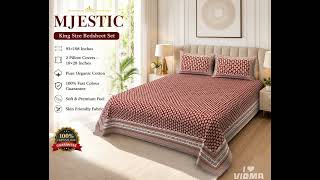 *MAJESTIC KING SIZE BEDSHEET SET*🌟