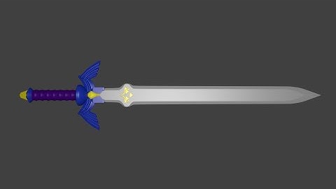 Blender -  The Master Sword WIP